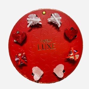 NWT ⚜️♥️⚜️ Capelli of New York Gorgeous Hearts hair claw mini clips set of 8